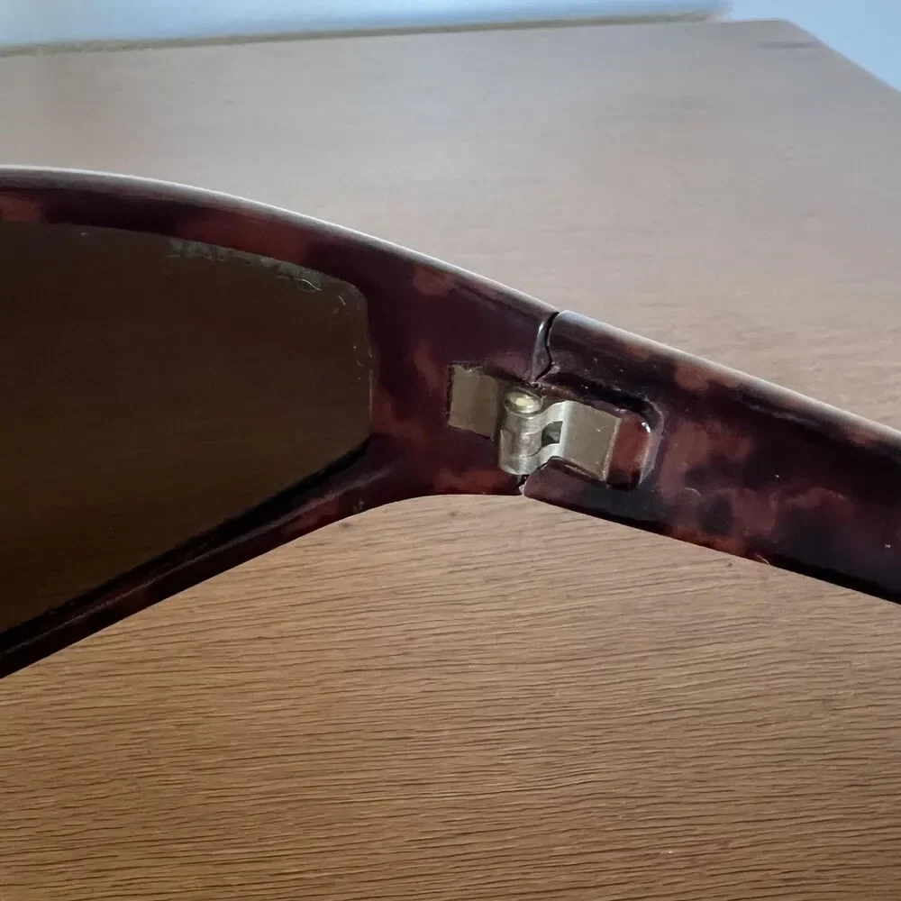 Legend Crystal Polarized Sunglasses‎ Brown Tortoiseshell Japan Sport Wrap Mens